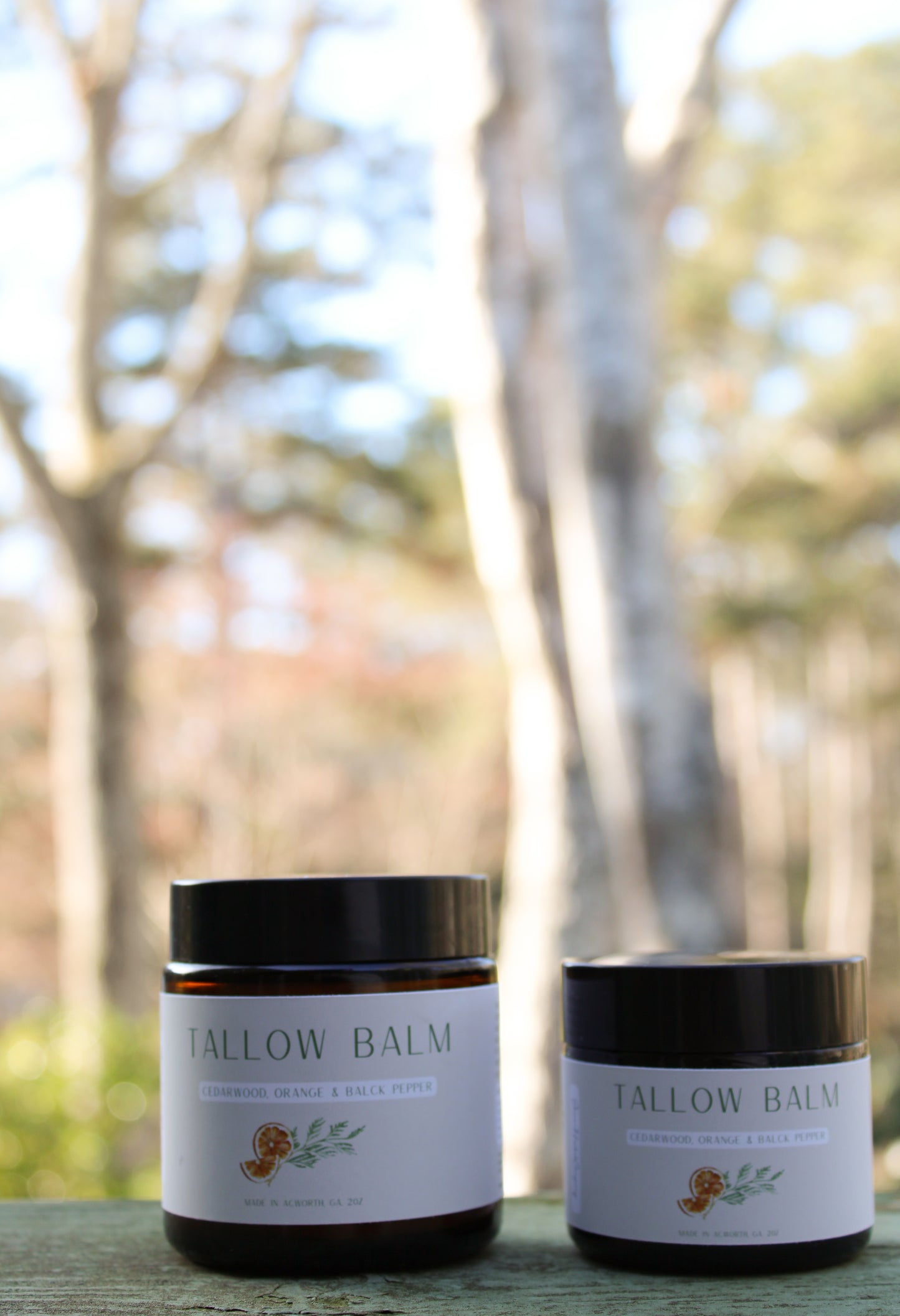 Orange and Cedarwood Tallow Balm