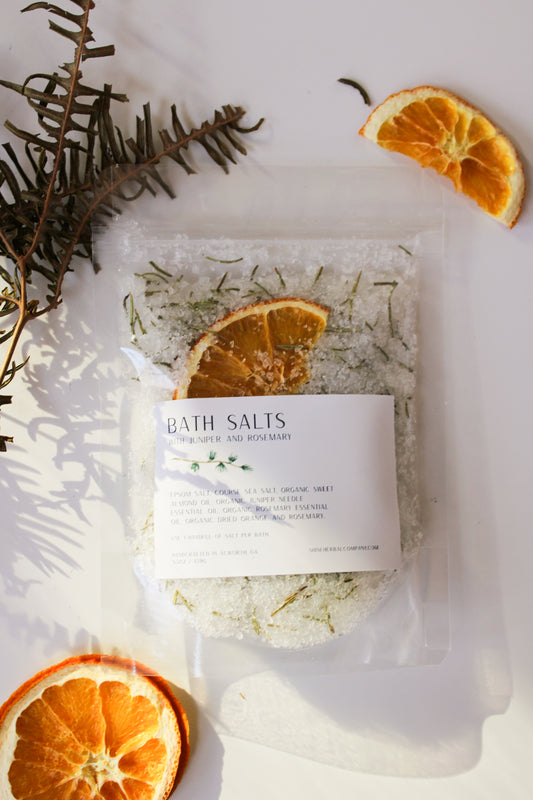 Juniper and Rosemary Bath Salts