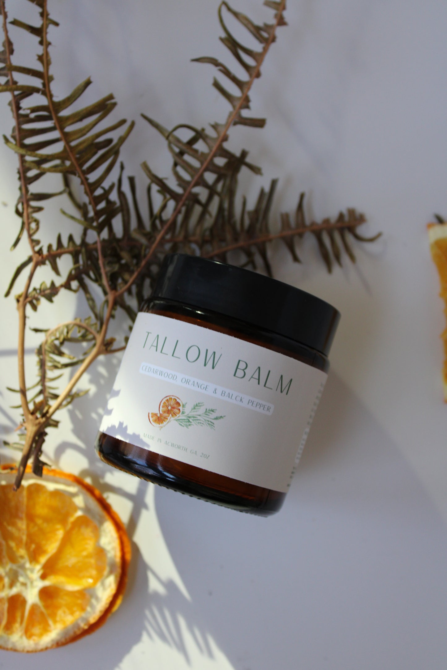 Orange Cedarwood Tallow Balm