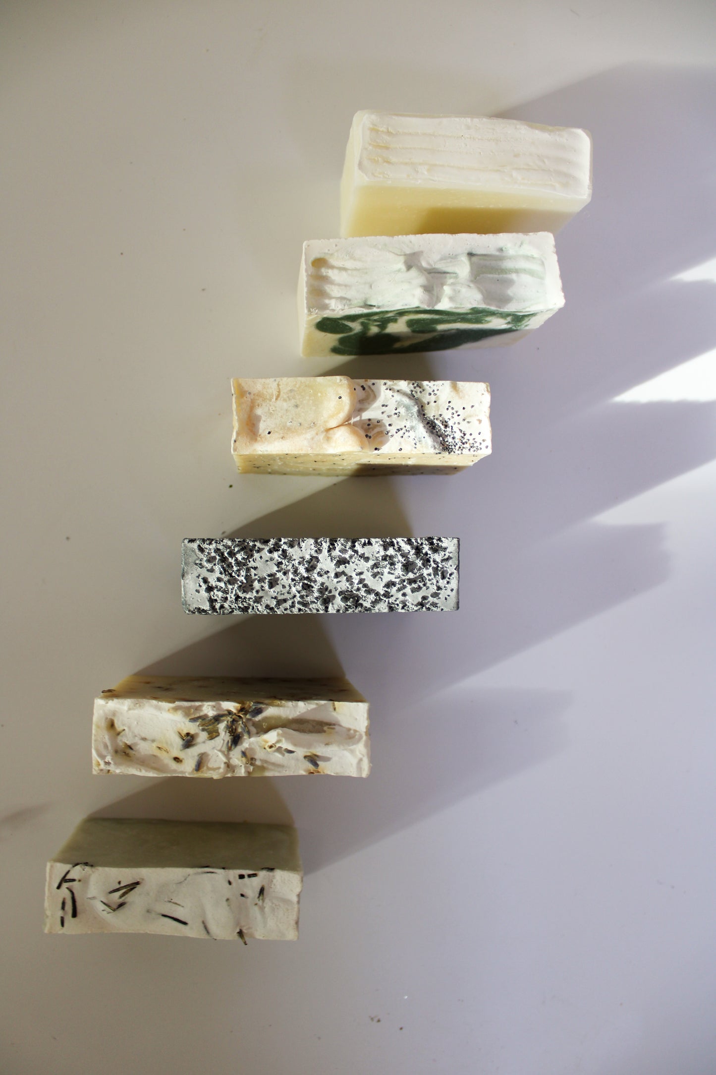 Cold processed soaps