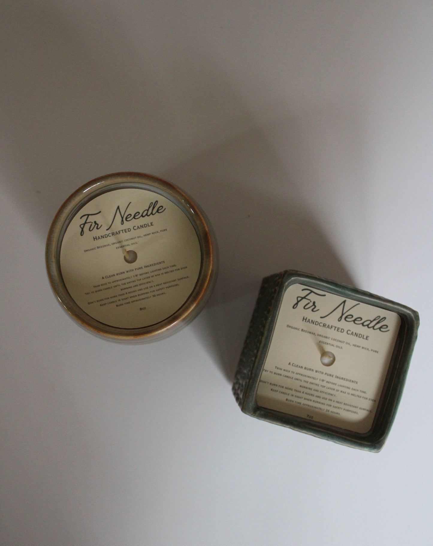 Handcrafted Candle - Fir Needle Scent