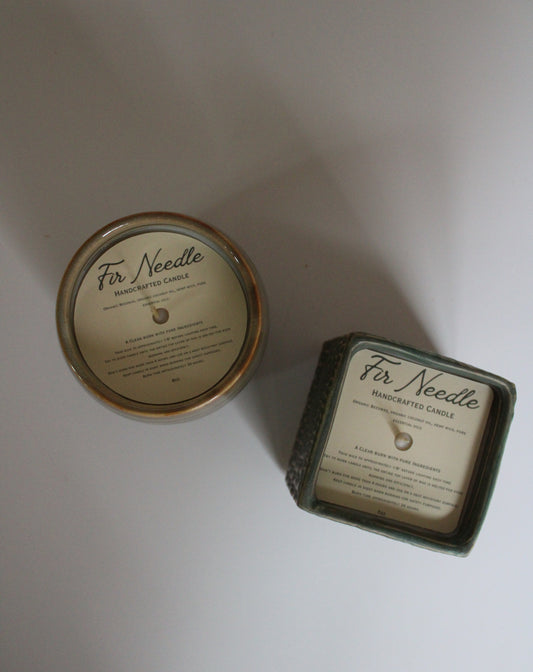 Handcrafted Candle - Fir Needle Scent