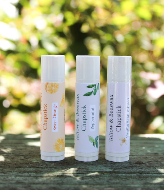 Tallow Chapsticks